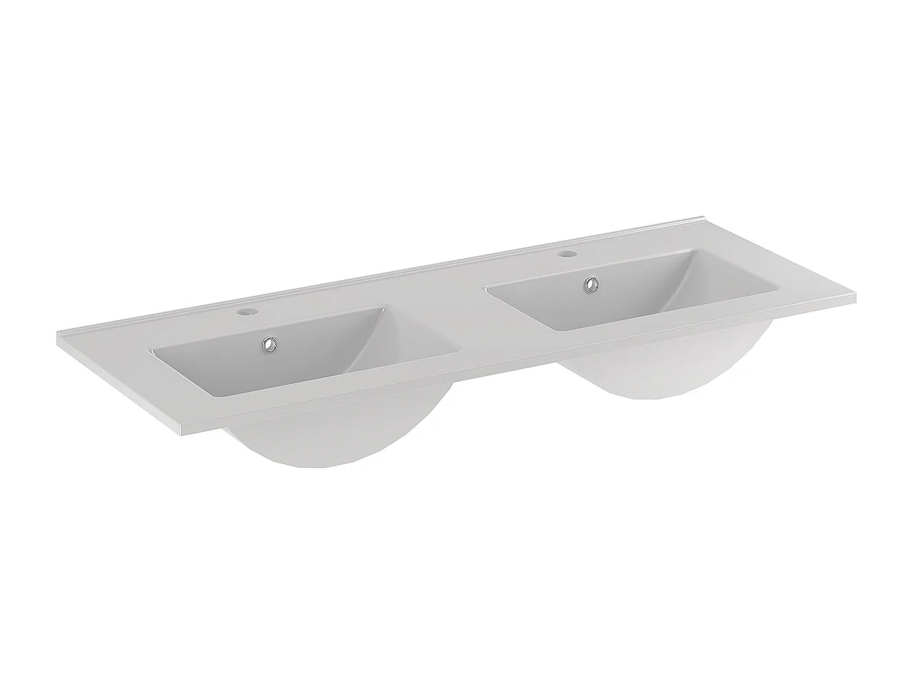 Meuble double vasque encastrée 120cm Ellie Cachemire