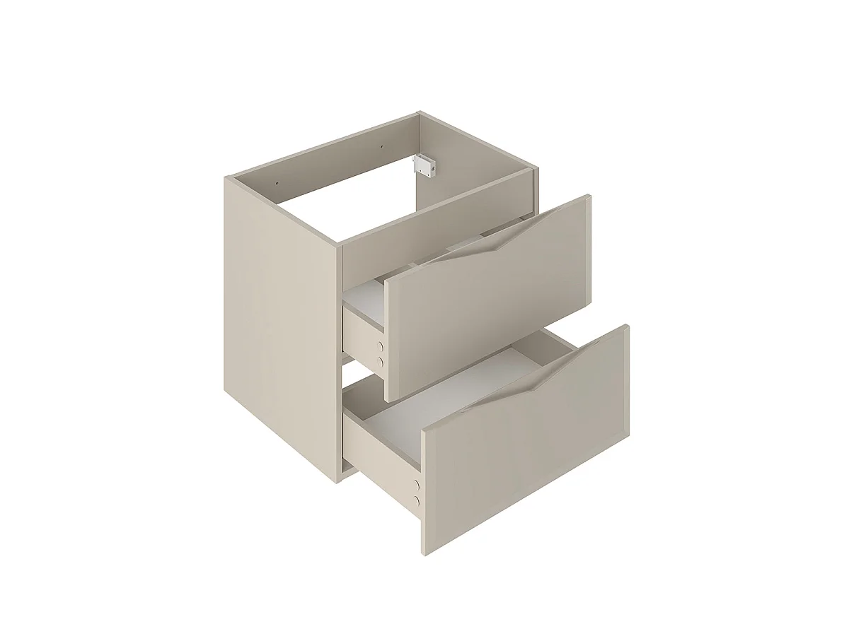 Mobile bagno doppio lavabo Ellie cachemire 120cm