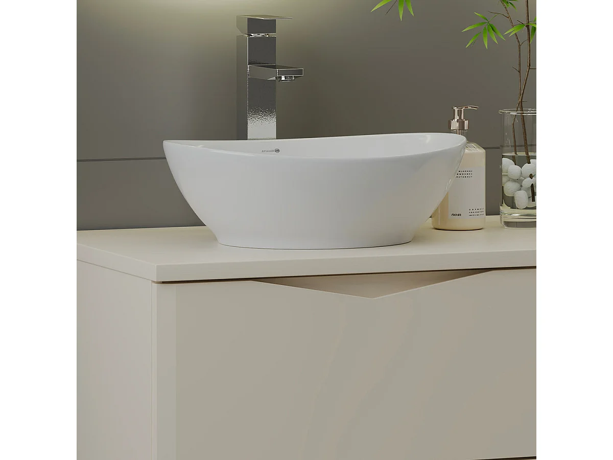 Mobile bagno doppio lavabo Ellie cachemire 120cm