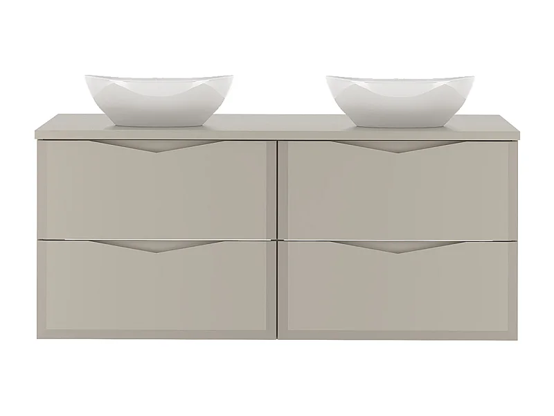 Meuble double vasque 120cm Ellie Cachemire