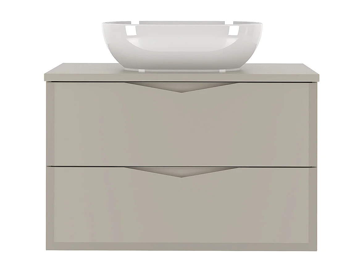 Meuble simple vasque 80cm Ellie Cachemire