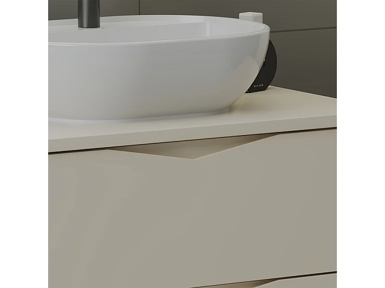 Mobile bagno con lavabo Ellie cachemire 80cm