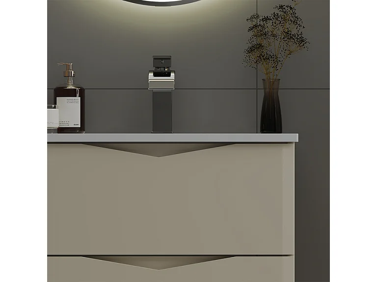 Mobile bagno con lavabo Ellie cachemire 60cm