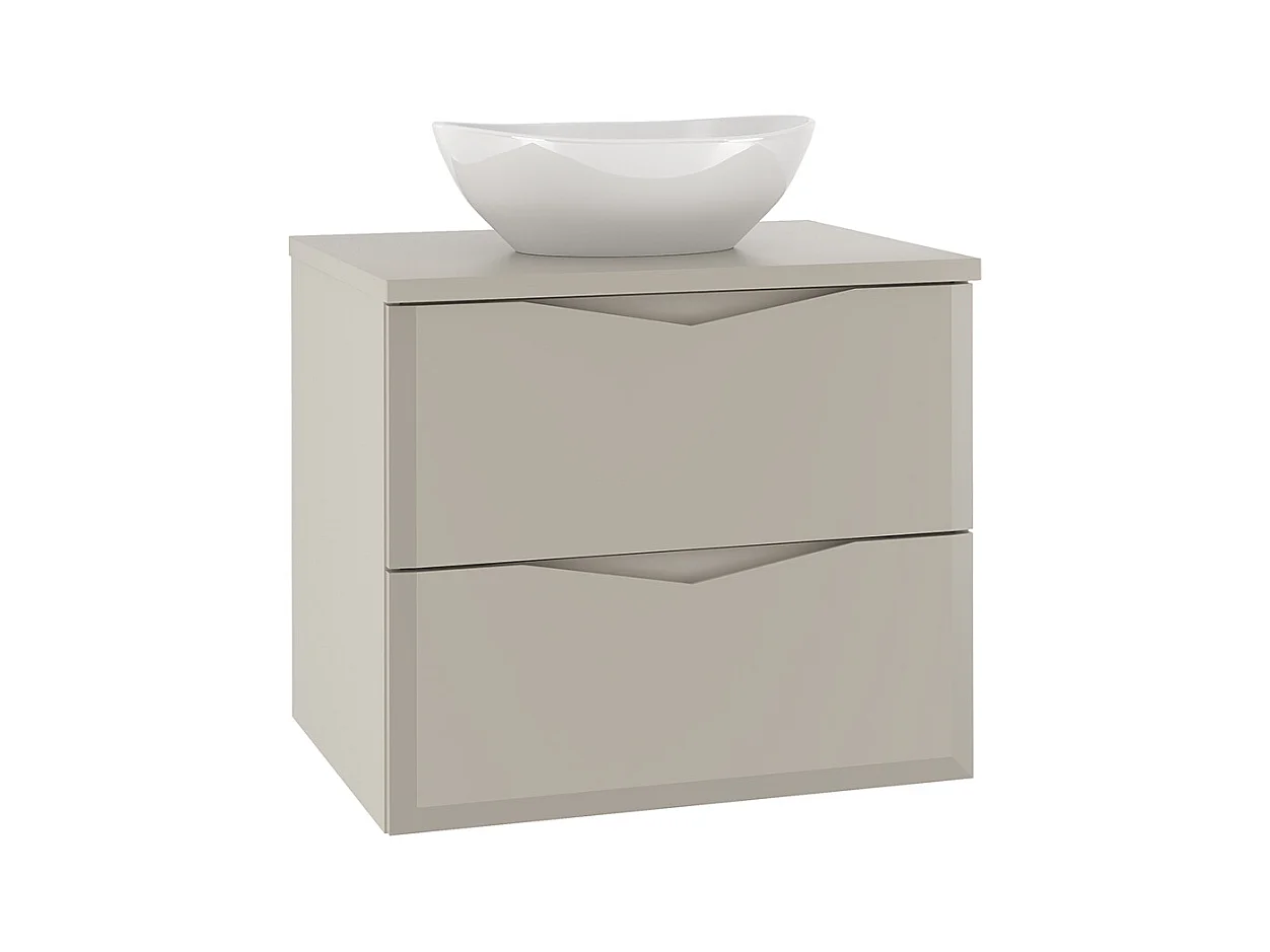 Meuble simple vasque 60cm Ellie Cachemire