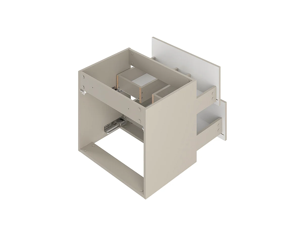 Mobile bagno con lavabo Ellie cachemire 60cm