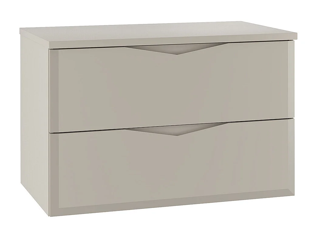 Meuble sous-vasque 80cm plan de toilette Ellie Cachemire