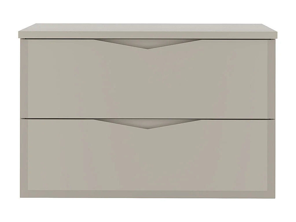 Meuble sous-vasque 80cm plan de toilette Ellie Cachemire