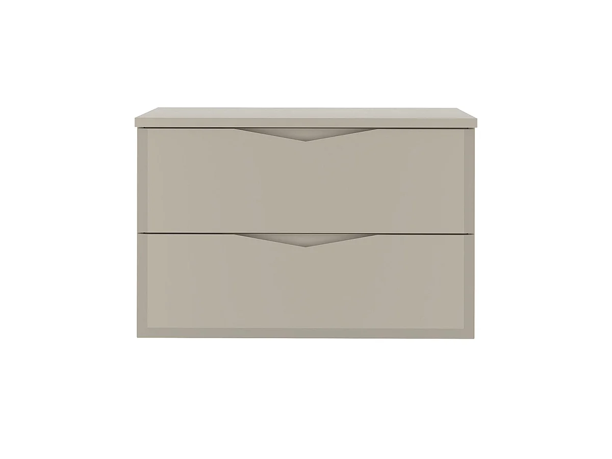 Meuble sous-vasque 80cm plan de toilette Ellie Cachemire