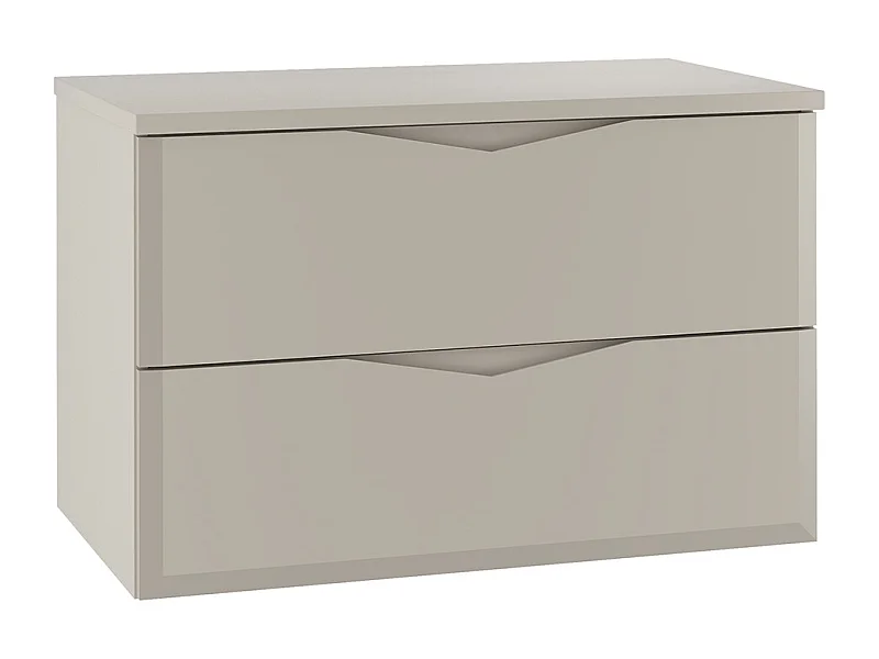 Meuble sous-vasque 80cm plan de toilette Ellie Cachemire