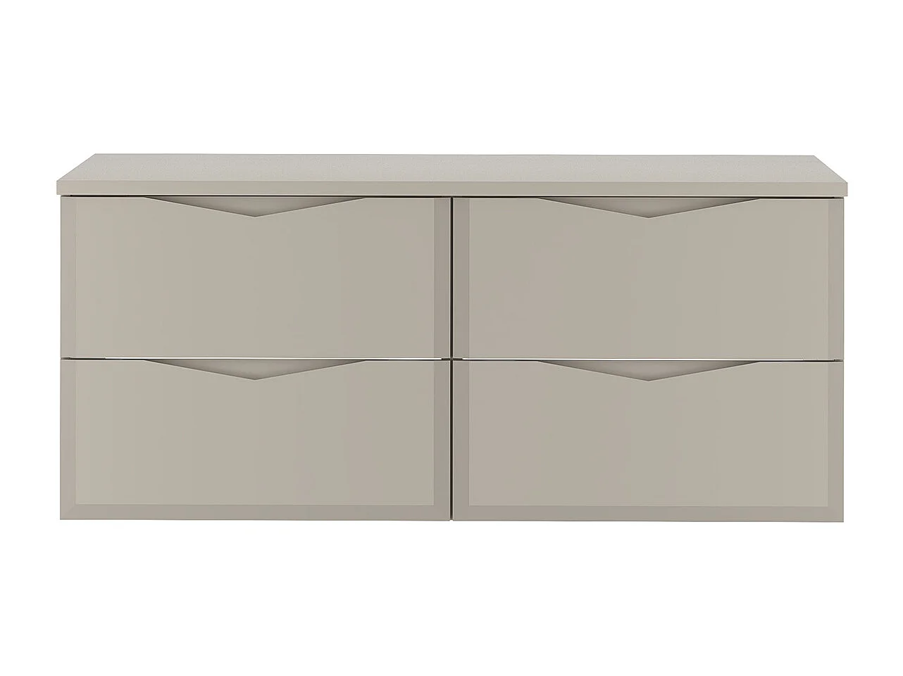 Meuble sous-vasque 120cm plan de toilette Ellie Cachemire