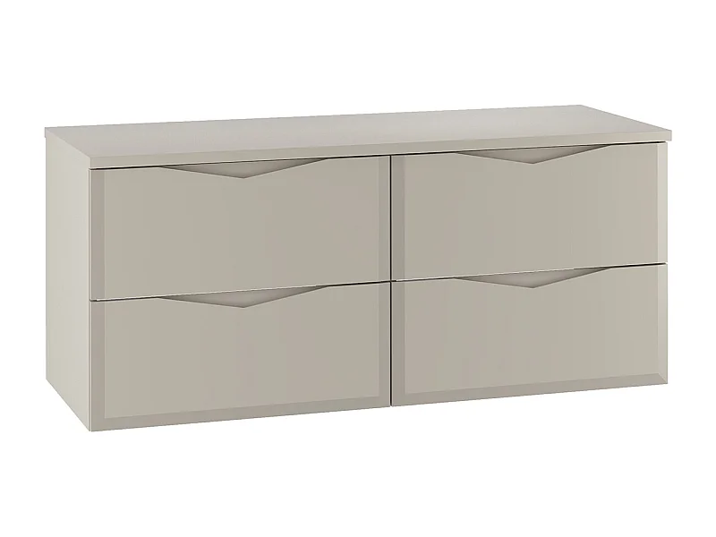 Meuble sous-vasque 120cm plan de toilette Ellie Cachemire