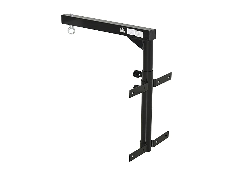 Support sac de boxe fixation sac de frappe hauteur réglable charge max. 100 Kg acier noir