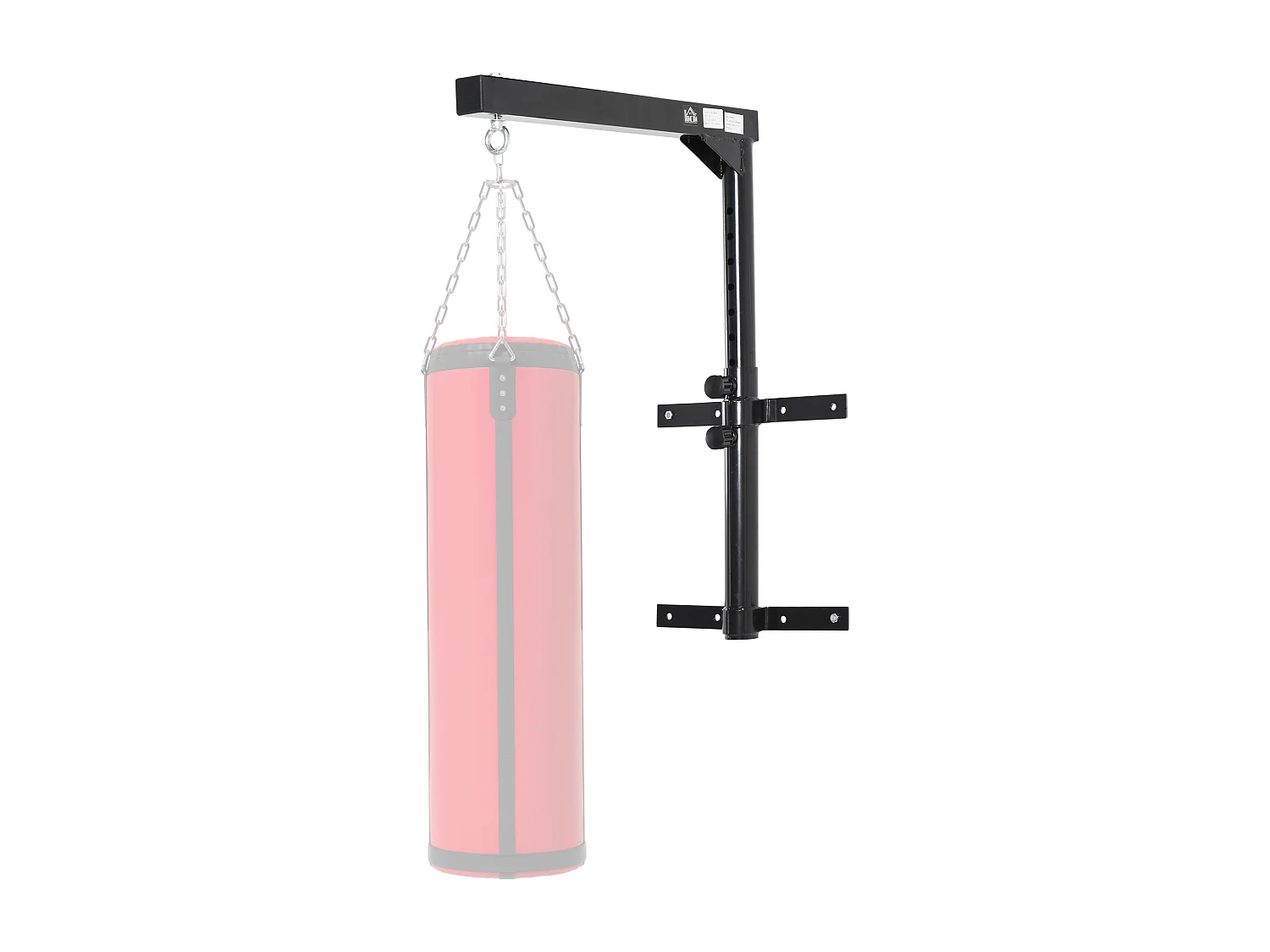 Support sac de boxe fixation sac de frappe hauteur réglable charge max. 100 Kg acier noir