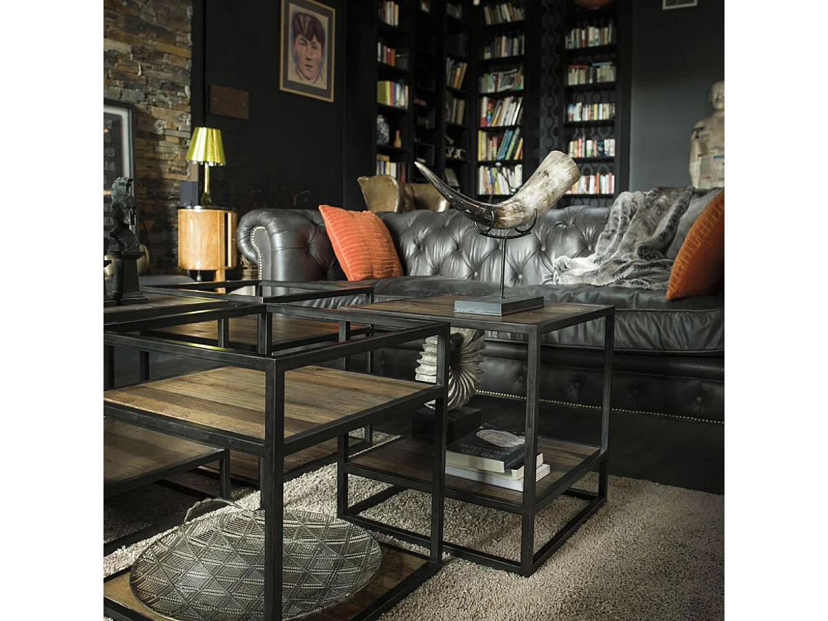 Bout de canapé Bois Marron - Manufacture Interior's