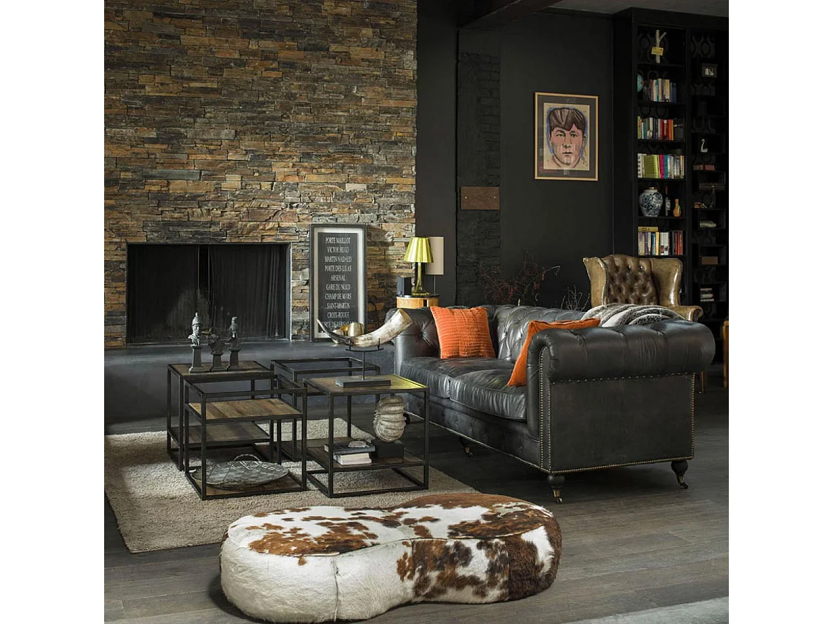 Bout de canapé MDF Marron - Manufacture Interior's