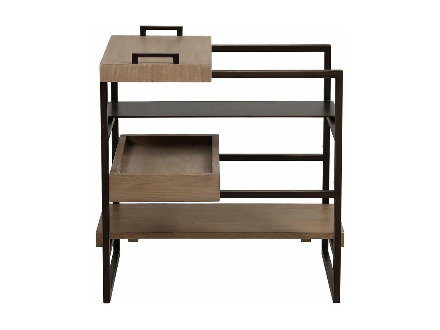 Bout de canapé plateau amovible Bois Beige - Demeure Interior's