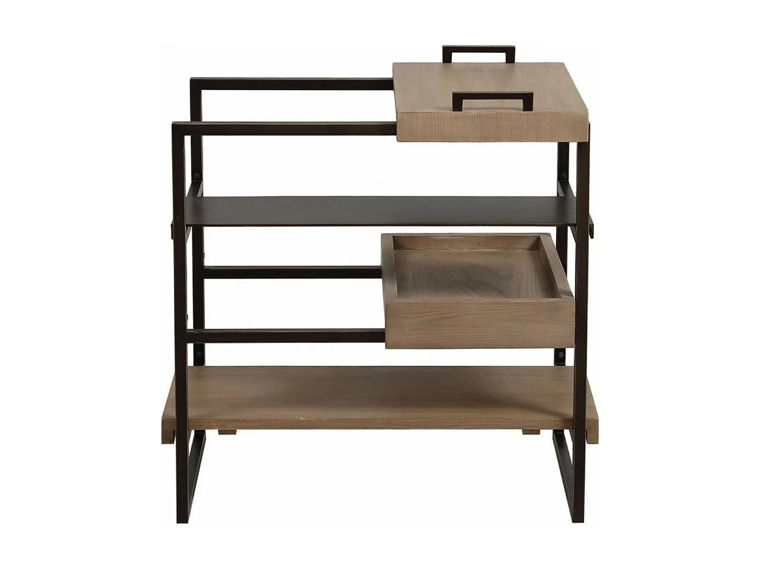 Bout de canapé plateau amovible Bois Beige - Demeure Interior's