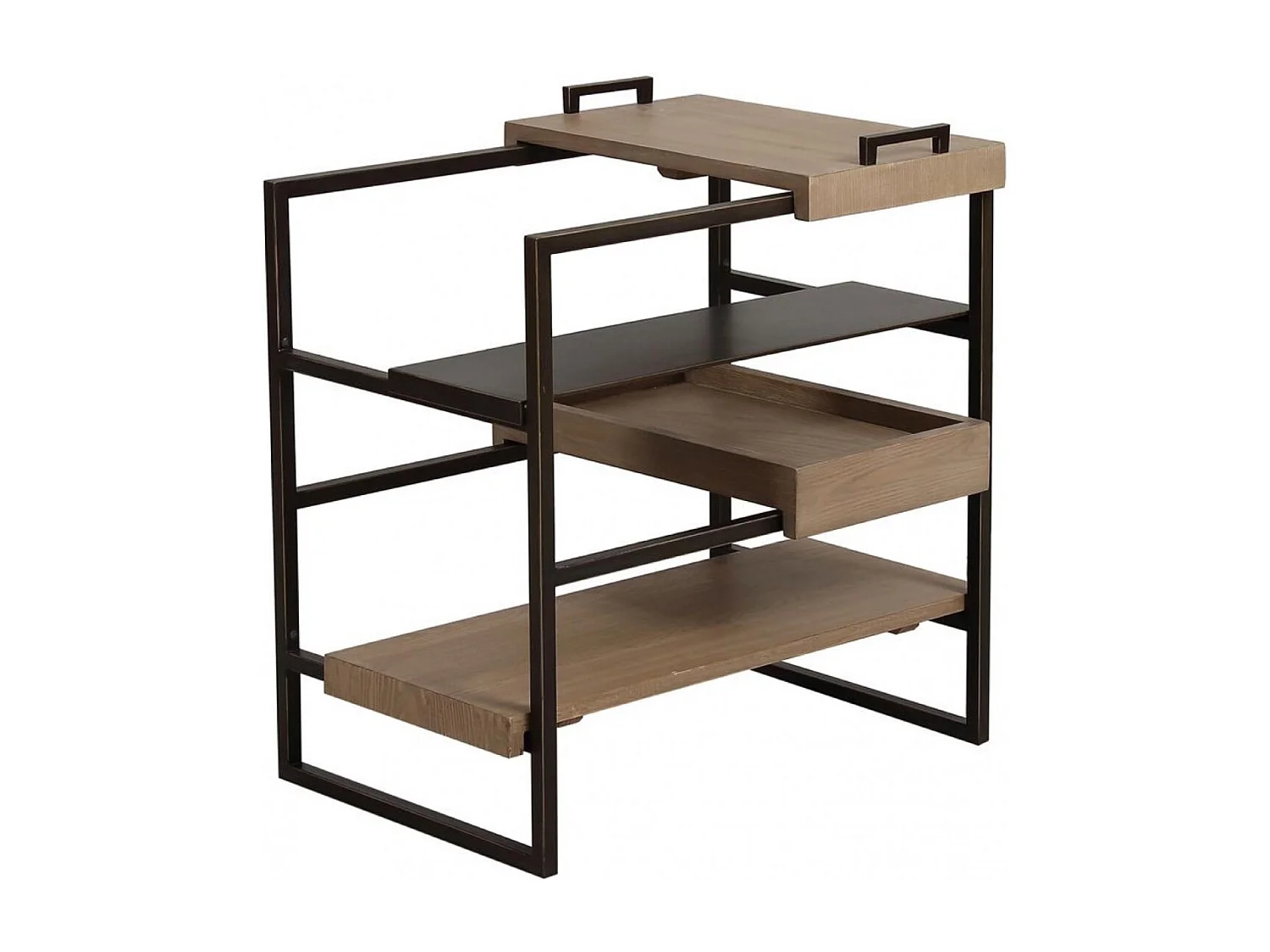 Bout de canapé plateau amovible Bois Beige - Demeure Interior's