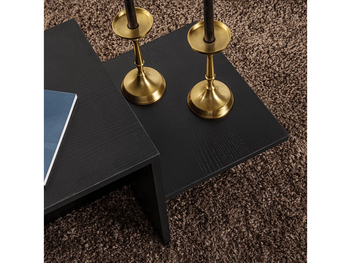 Salontafel 2 niveaus L80 cm - HARMONY