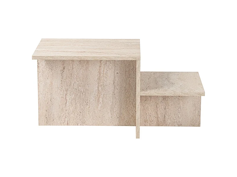 Couchtisch 2 Ebenen L80 cm - HARMONY