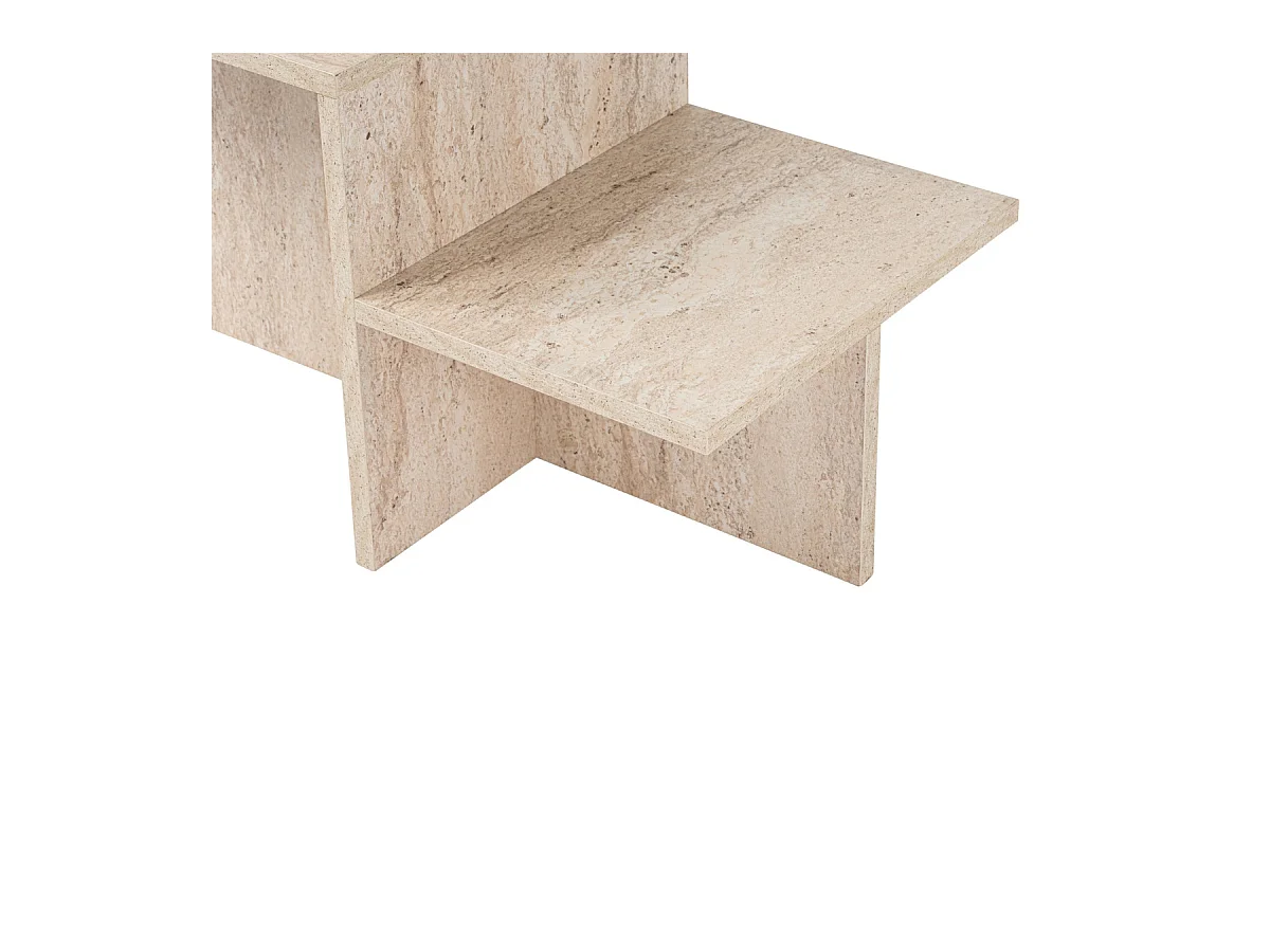 Salontafel 2 niveaus L80 cm - HARMONY