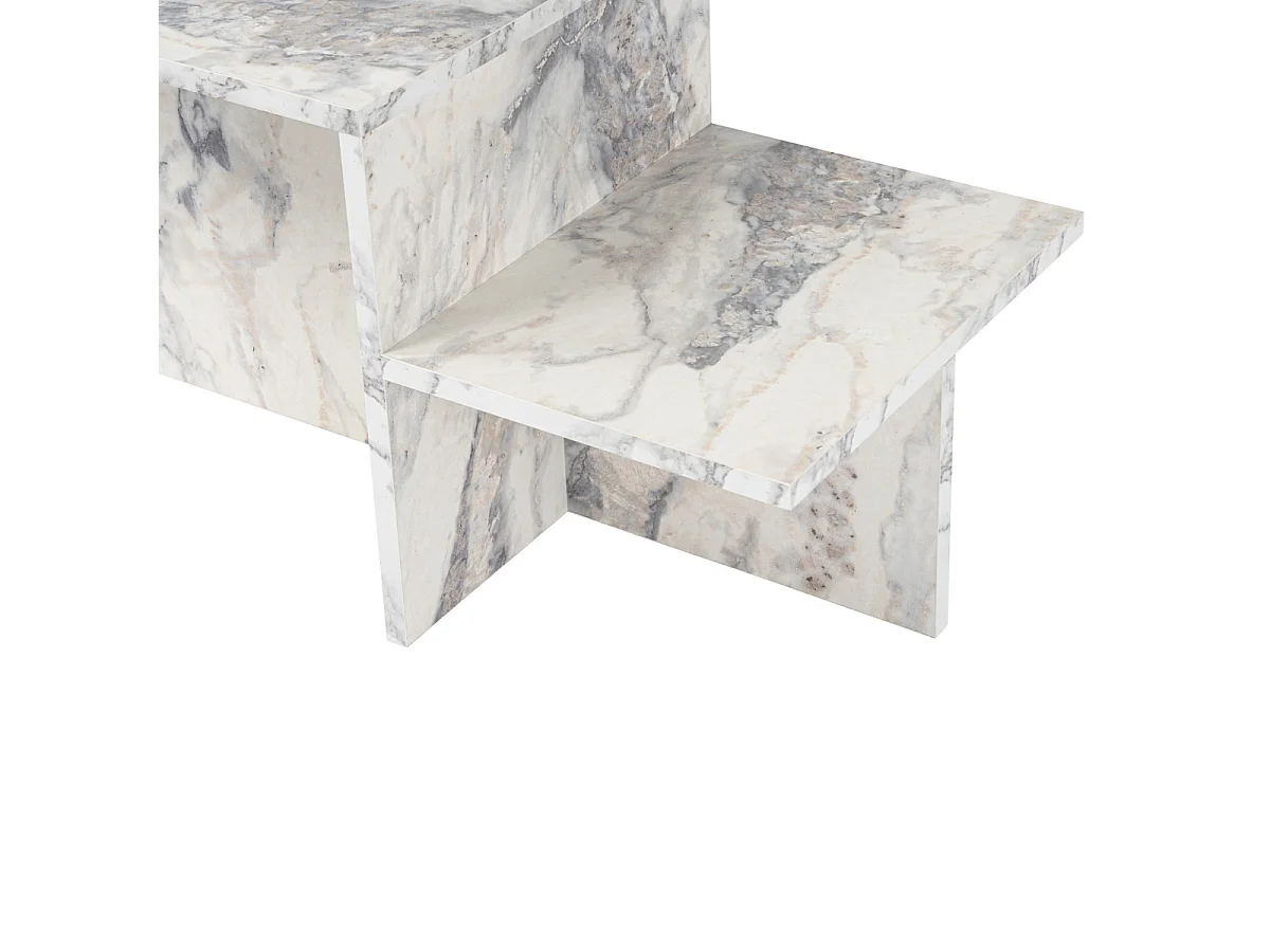 Couchtisch 2 Ebenen L80 cm - HARMONY