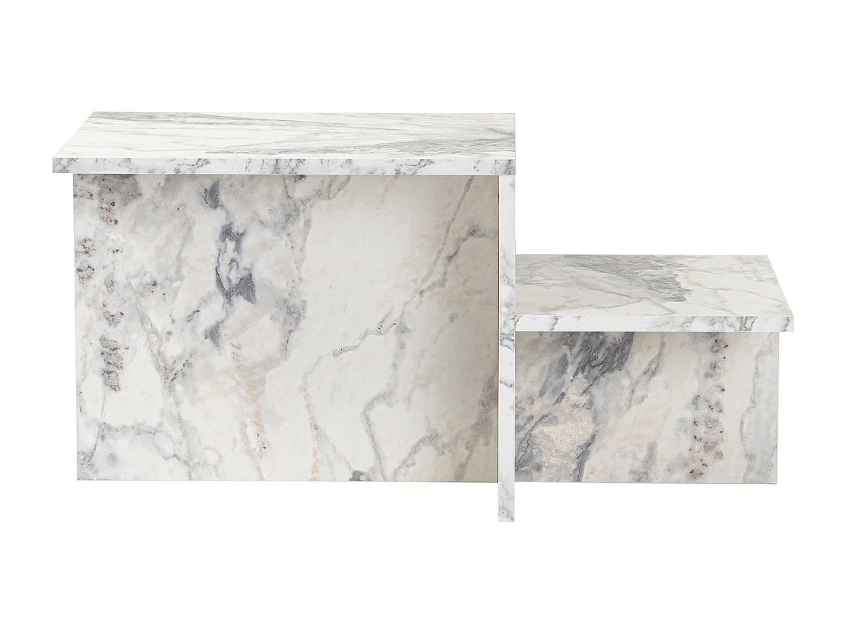 Salontafel 2 niveaus L80 cm - HARMONY