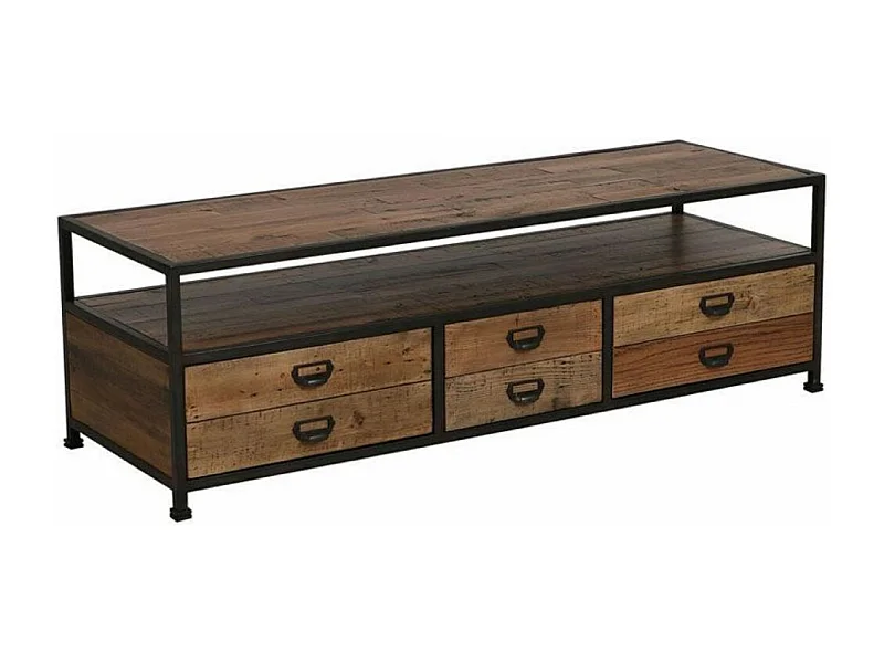 Meuble tv Bois Marron - Manufacture Interior's