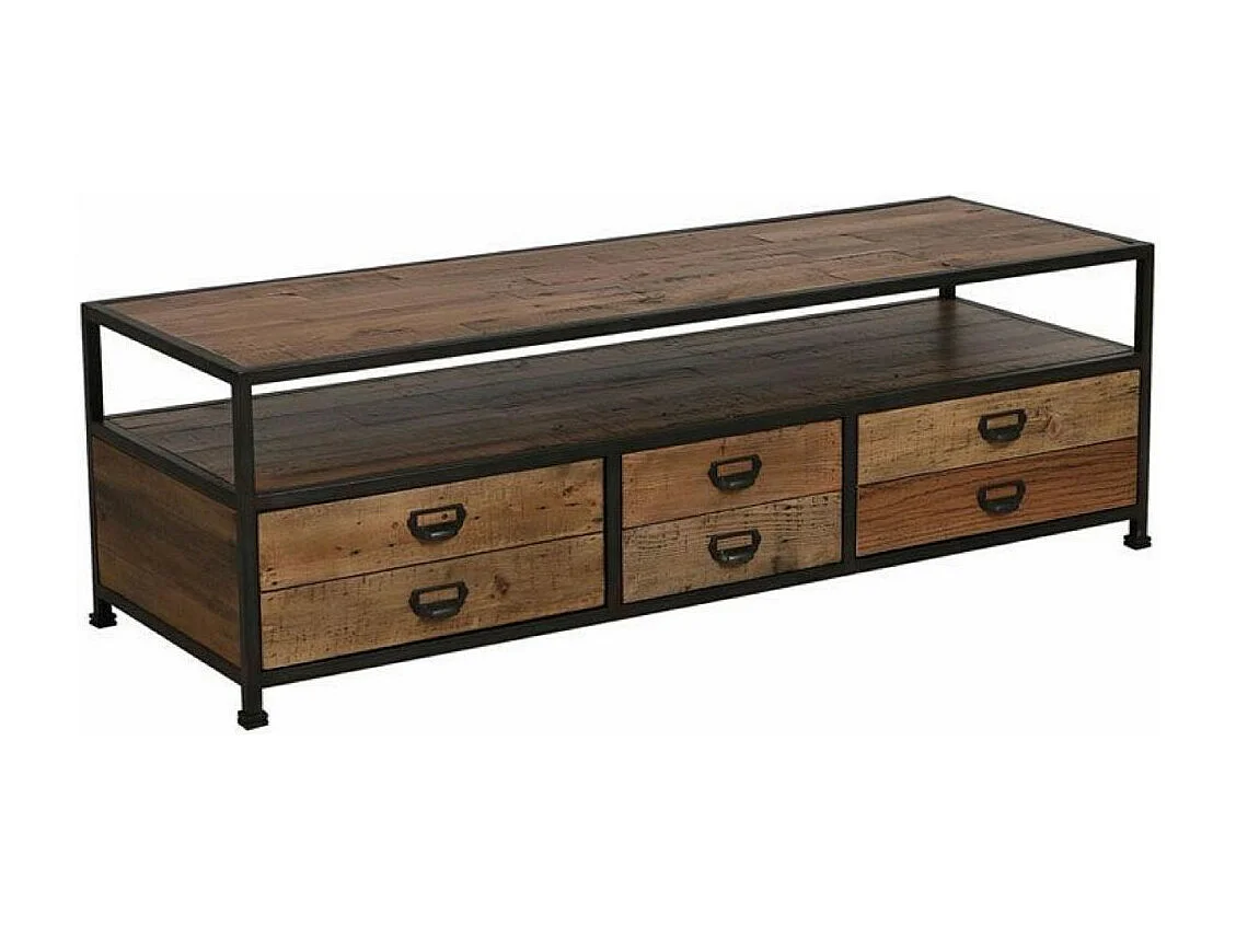 Meuble tv Bois Marron - Manufacture Interior's