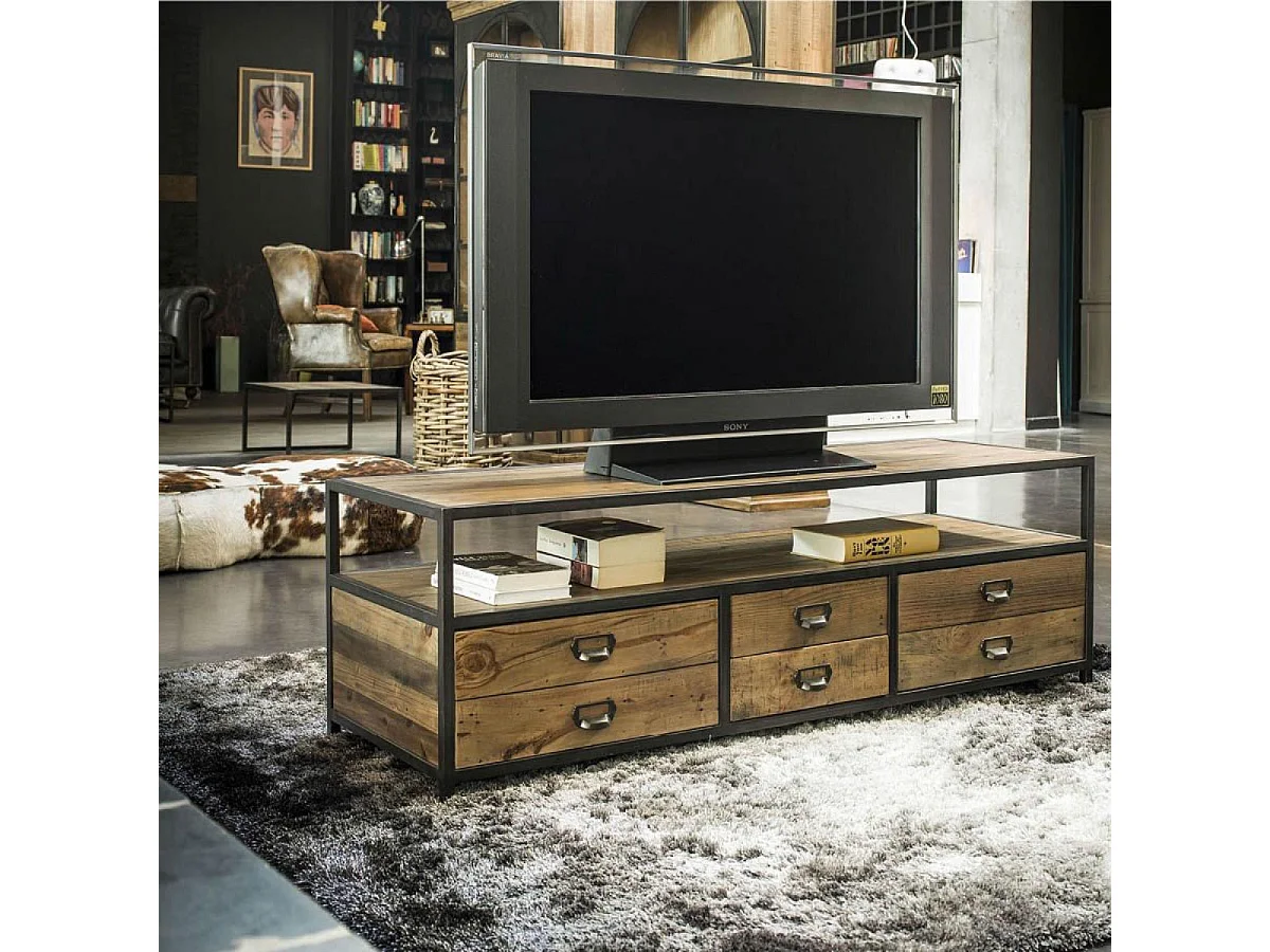 Meuble tv MDF Marron - Manufacture Interior's