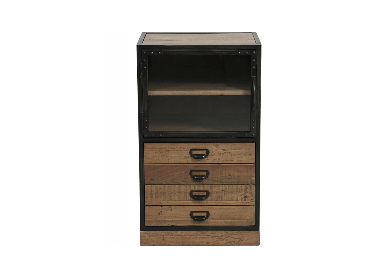 Meuble de rangement 2 portes Bois Marron - Manufacture Interior's