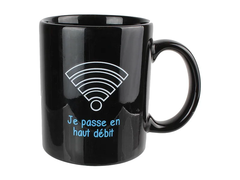 Mug thermo réactif en céramique collection NANCY 30 cl modèle wifi
