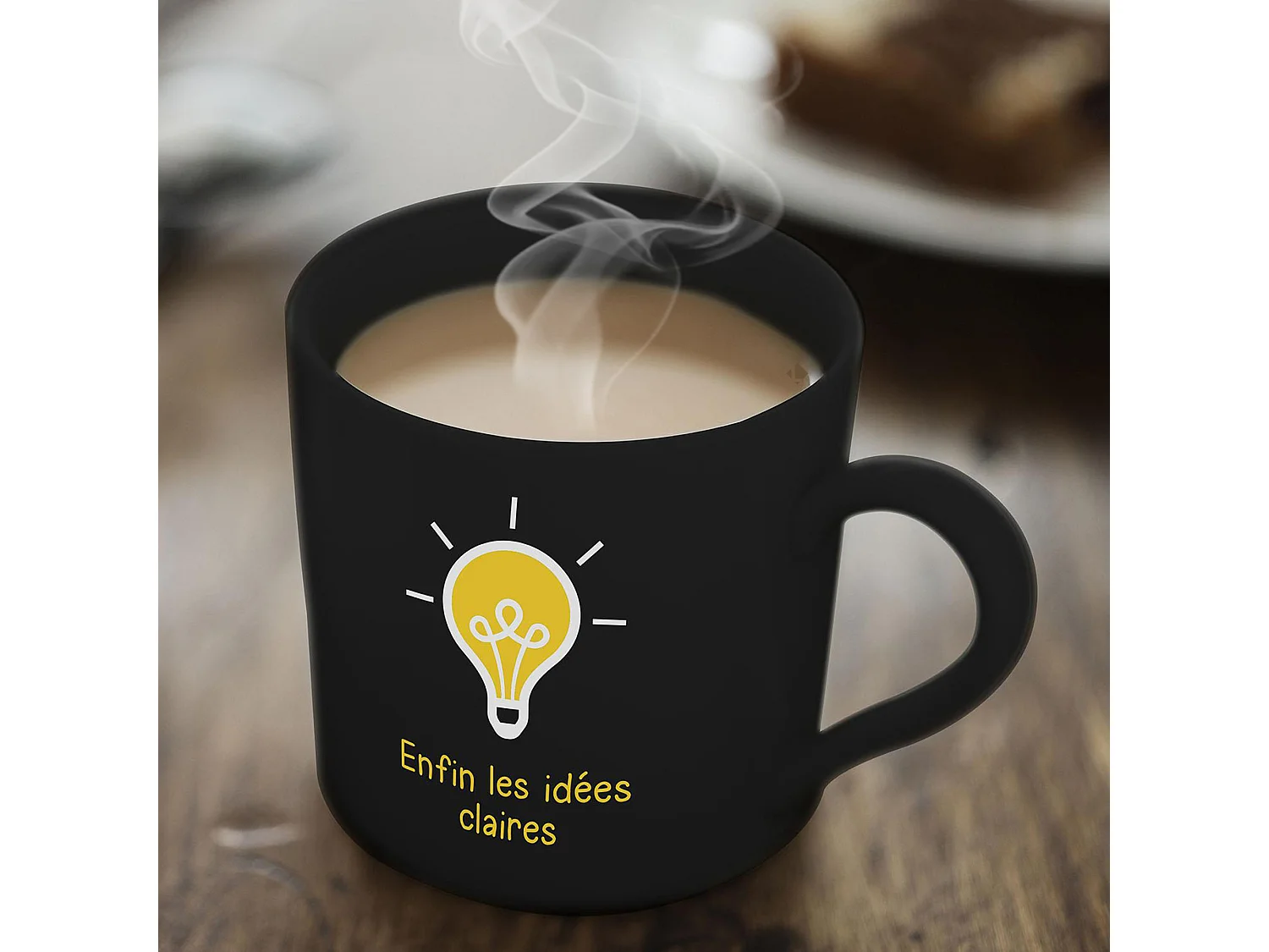 Mug thermo réactif en céramique collection NANCY 30 cl modèle ampoule