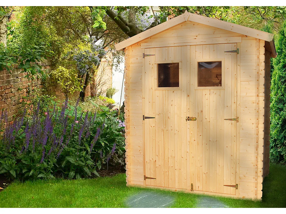 Holzhaus Gartenhaus- B196xL186xH218 cm/ 2,82 m2 - TIMBELA M320+M320G