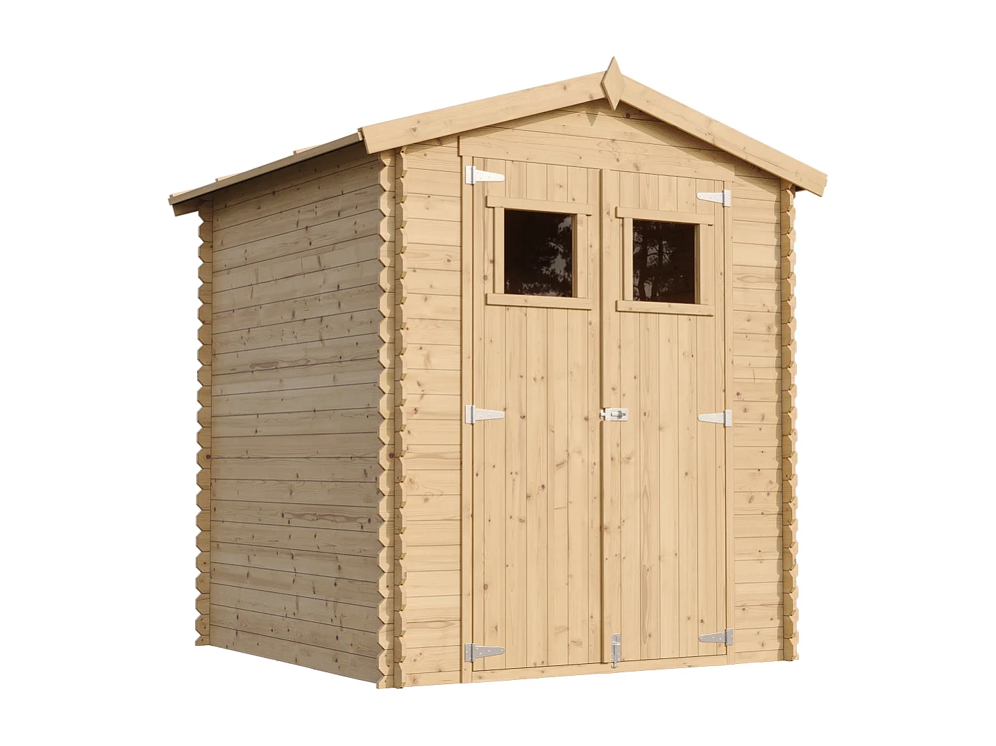 Houten tuinschuurtje met geimpregneerde vloer - 2.82 m² - M320+M320G