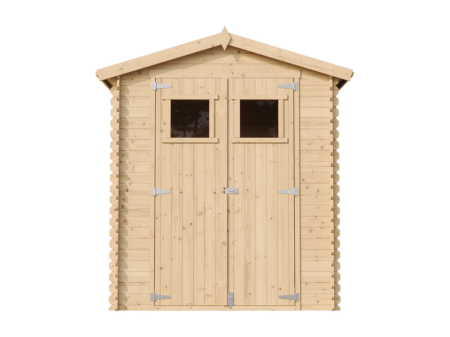 Houten tuinschuurtje zonder vloer - 2.82 m² - 196x186xH218 cm - M320