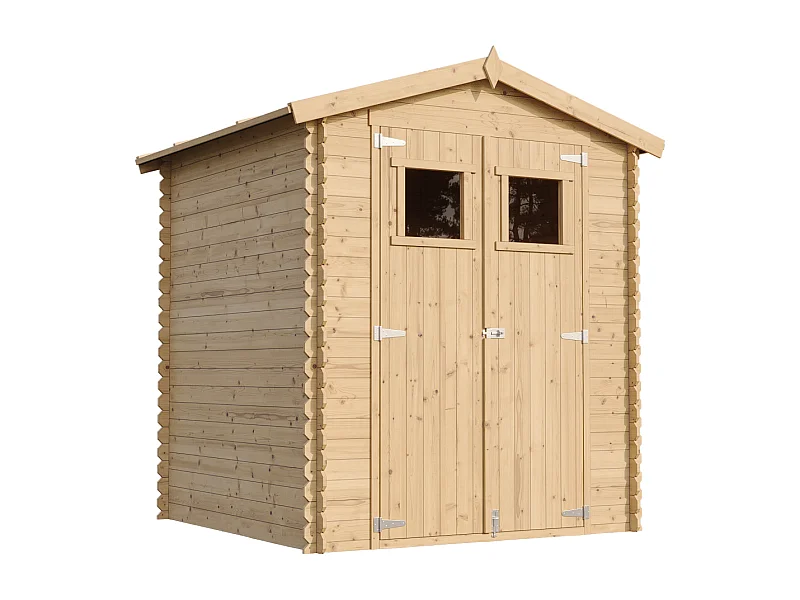 Abri de jardin en bois - I186xL196xH218 cm/ 2,82 m2 - M320