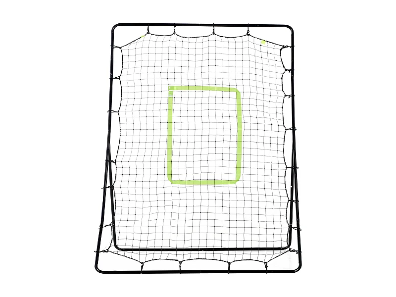 Filet de rebond de football 123L x 90l x 174H cm cible et sardines de fixation fournies noir vert