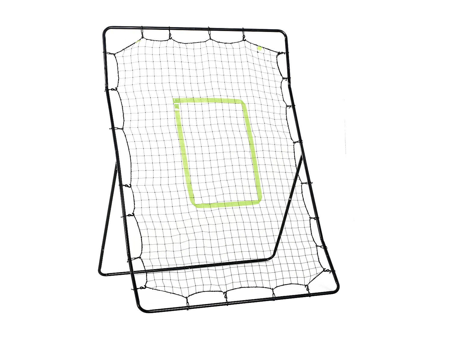 Filet de rebond de football 123L x 90l x 174H cm cible et sardines de fixation fournies noir vert