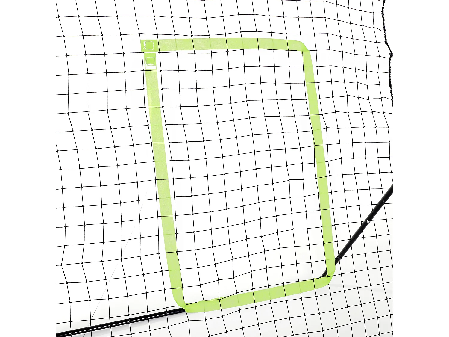 Filet de rebond de football 123L x 90l x 174H cm cible et sardines de fixation fournies noir vert