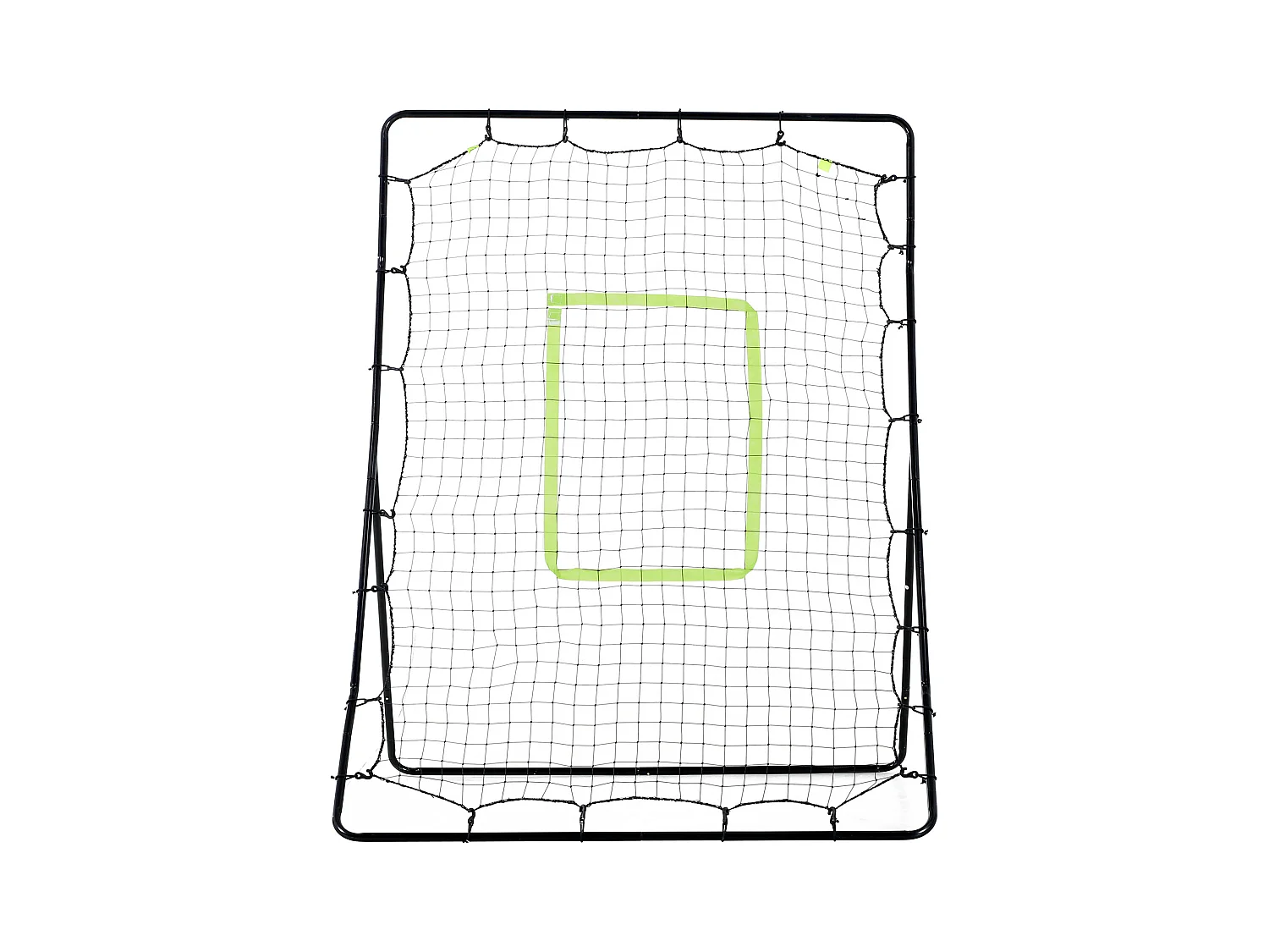 Filet de rebond de football 123L x 90l x 174H cm cible et sardines de fixation fournies noir vert