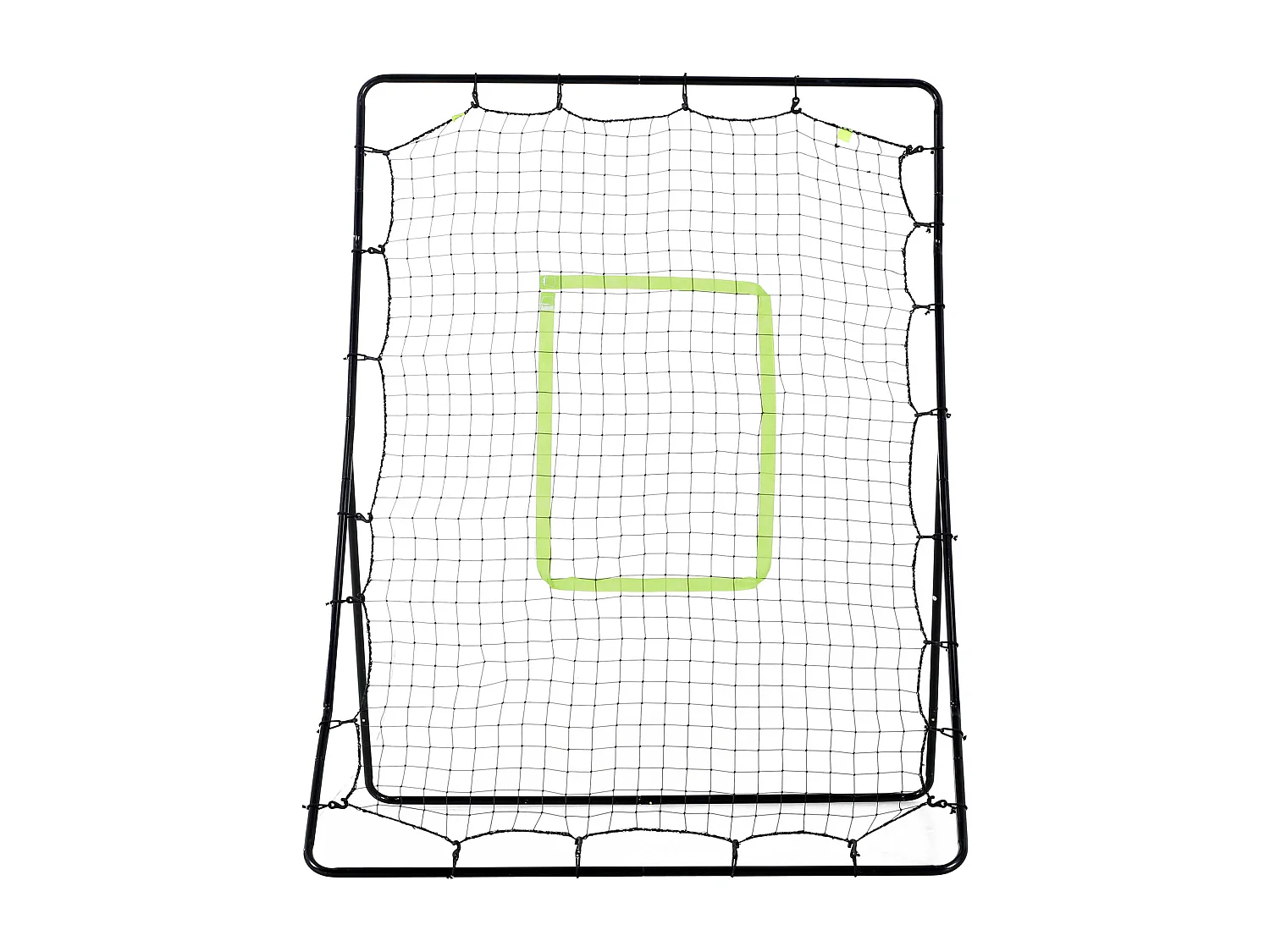 Filet de rebond de football 123L x 90l x 174H cm cible et sardines de fixation fournies noir vert