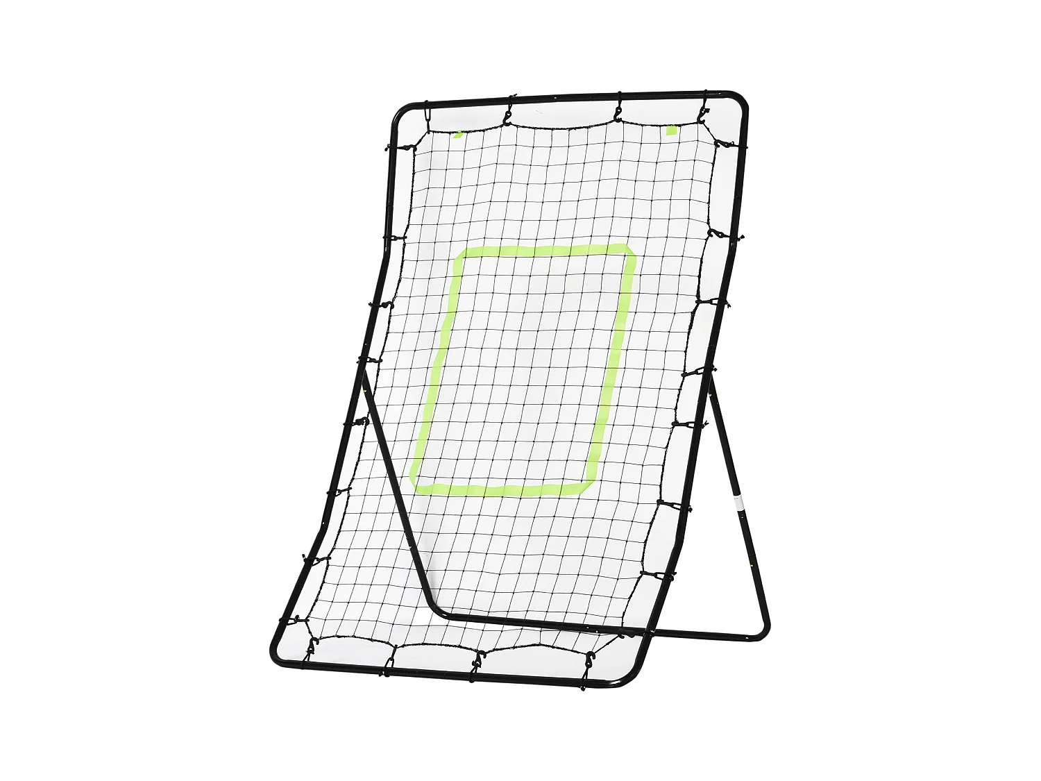 Filet de rebond de football 90L x 80l x 140H cm cible et sardines de fixation fournies noir vert