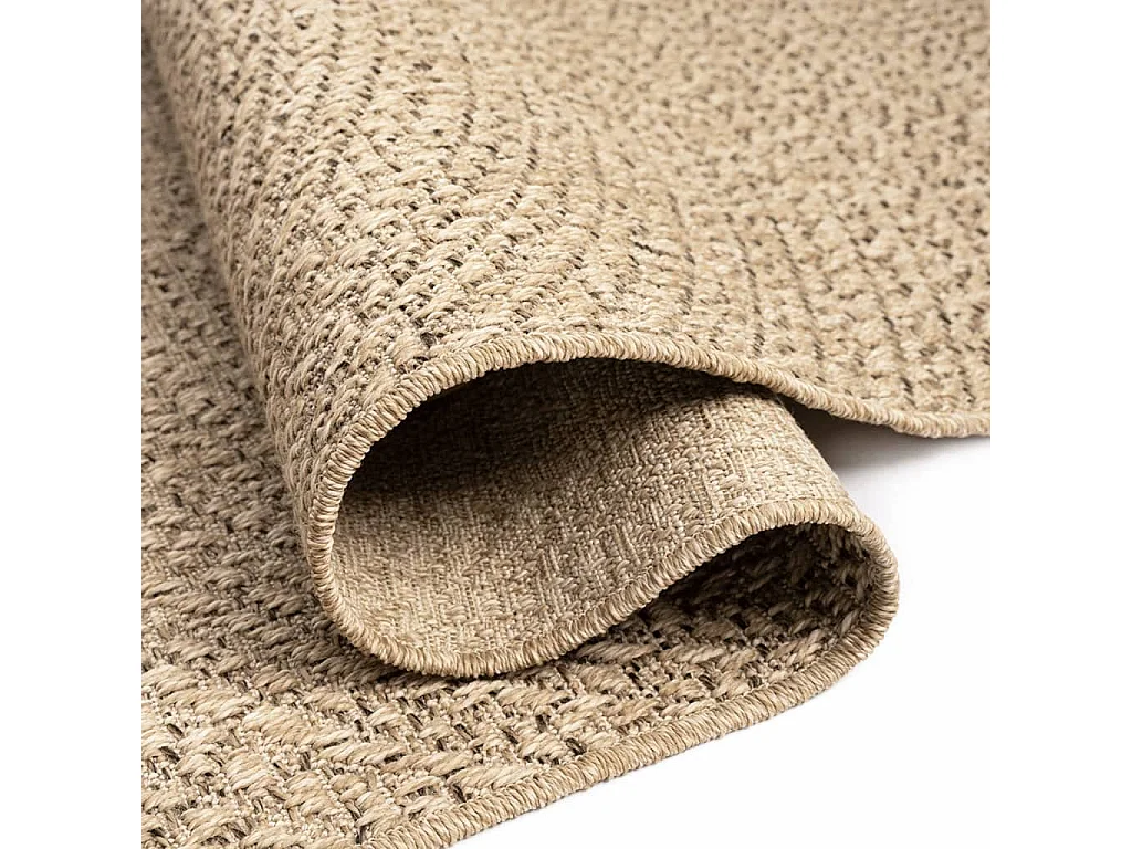 Veno  Teppich ZIZUR 60x110 cm Jute-Optik Indoor und Outdoor