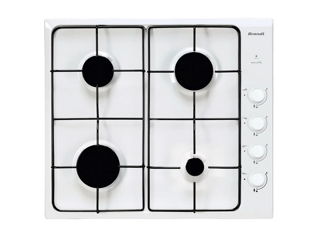 Plaque gaz BRANDT 7800W 60cm, 1033916