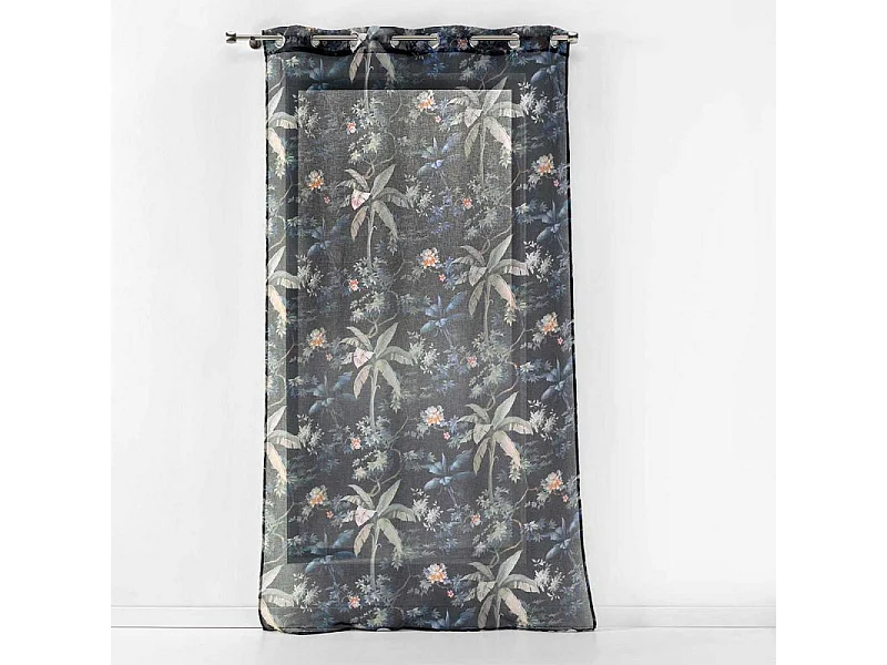 Rideau Voilage à Œillets "Fabulous" 140x280cm Bleu