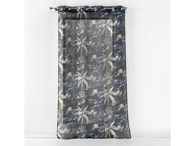 Rideau Voilage à Œillets "Fabulous" 140x280cm Bleu