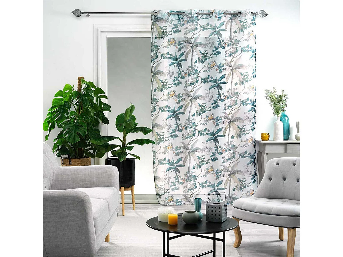 Rideau Voilage à Œillets "Fabulous" 140x280cm Blanc