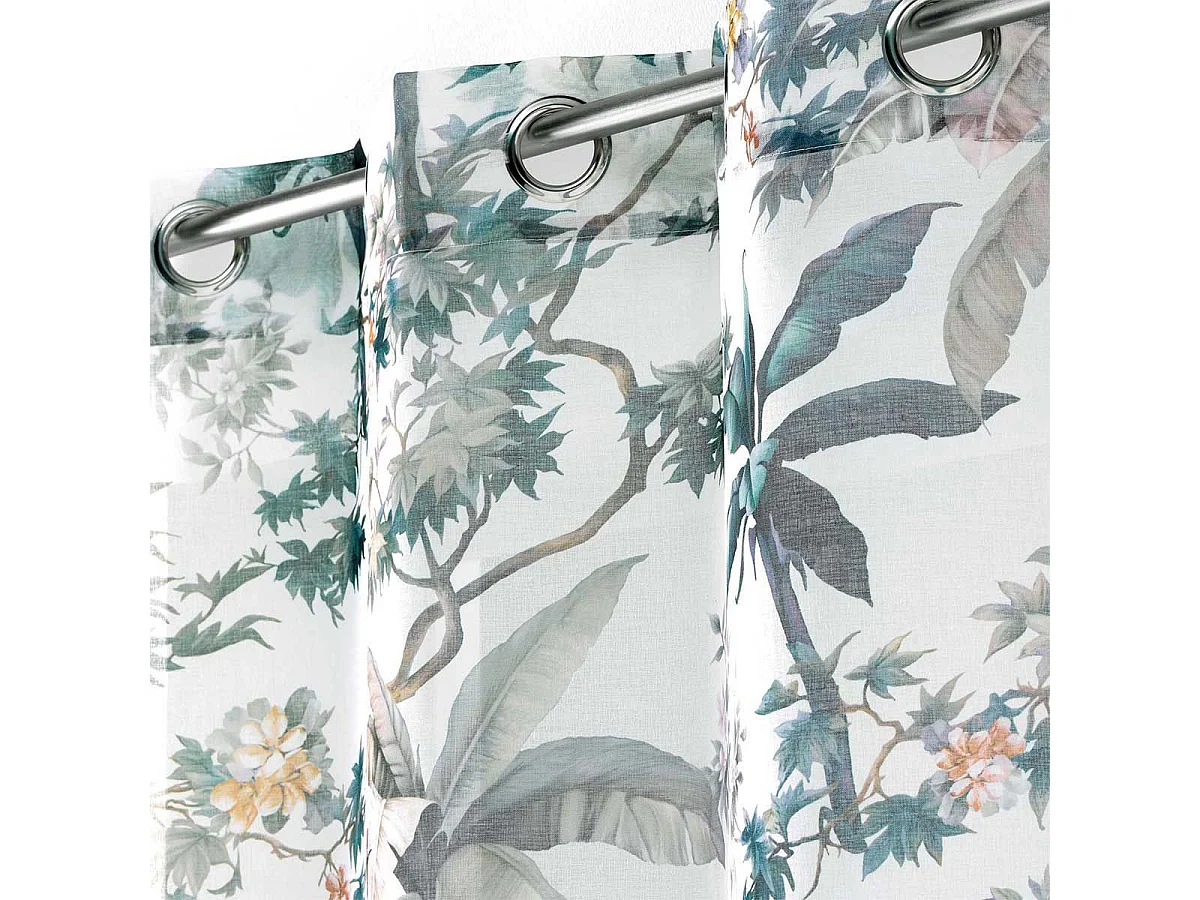 Rideau Voilage à Œillets "Fabulous" 140x280cm Blanc