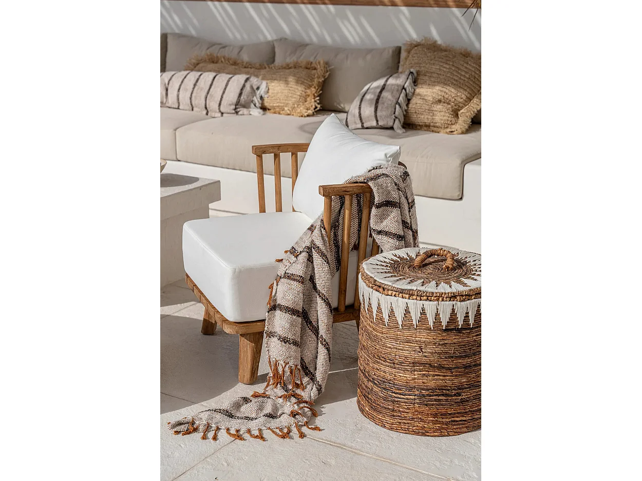 Le Fauteuil Une Place Malawi - Blanc Naturel
